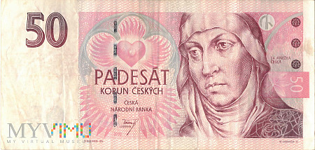 Czechy - 50 koron (1997)