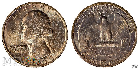 USA - 1955 - quarter dollar