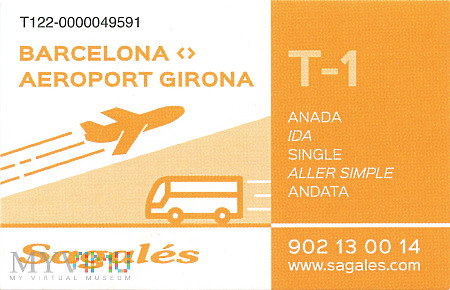 Sagales - Barcelona Aeroport Girona