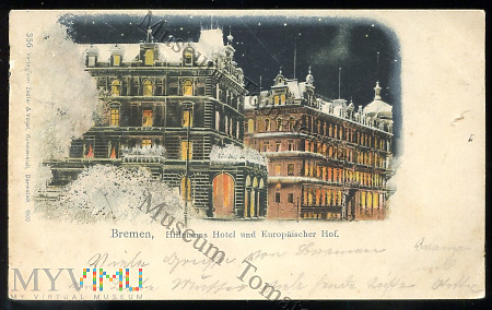 Bremen - Hotel Hillmanns, Trybunał Europejski 1900