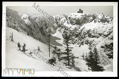 Karkonosze Śnieżne Kotły Schneegrubenbaude 1954