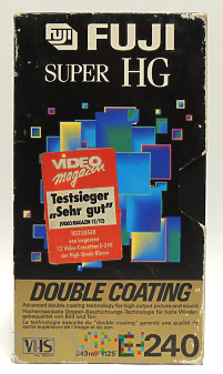 Fuji Super HG 240 kaseta VHS