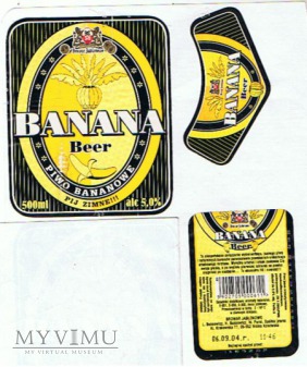 Duże zdjęcie banana beer