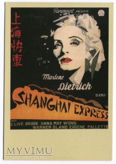 Marlene Dietrich Shanghai Express Plakat