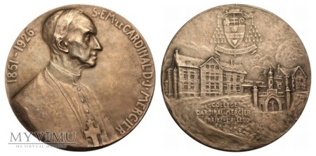 Kardynał Désiré-Joseph Mercier medal 1926