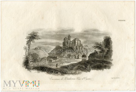 Ojców - zamek - Chodźko - 1836
