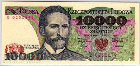 MC 169 - 10000 Złotych - 1987