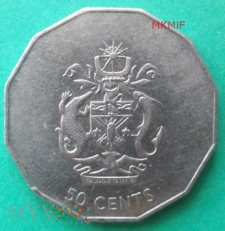 50 centów Wyspy Salomona 1997