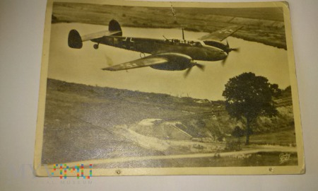 Duże zdjęcie pocztówka Messerschmitt Me 110