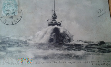 Duże zdjęcie francuski okręt wojenny
