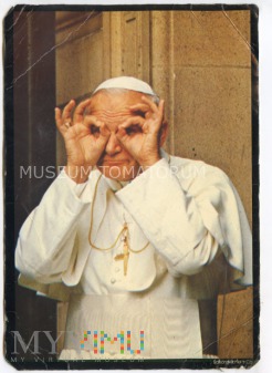 264. Papież Jan Paweł II skory do żartów - 1984
