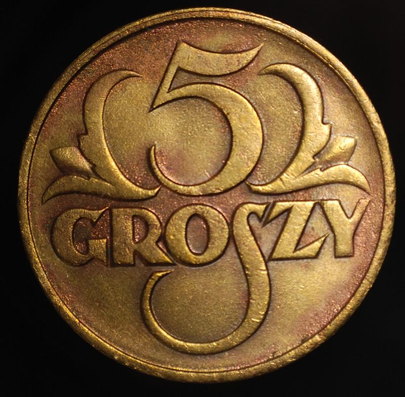 5 groszy 1923 brąz