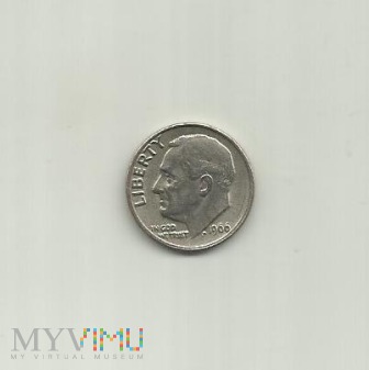 USA 10 centów, 1966