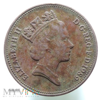 Duże zdjęcie 2 pensy 1989 Elizabeth II Two Pence