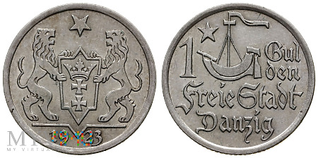 1 gulden, 1923, moneta obiegowa