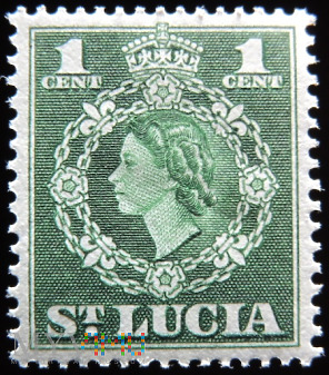 St. Lucia 1c Elżbieta II
