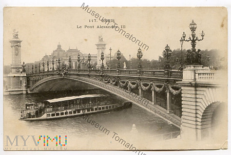 Duże zdjęcie Paris - Le Pont Alexandre III - 1904