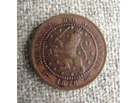 1 cent Holandia 1878