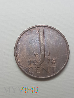 Holandia- 1 cent 1976 r.