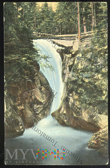 Karkonosze - Wodospad Szklarki Kochelfall - 1912