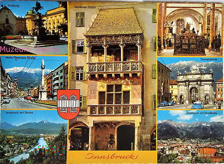 Austria Innsbruck Altstadt fontanna Leop. multi