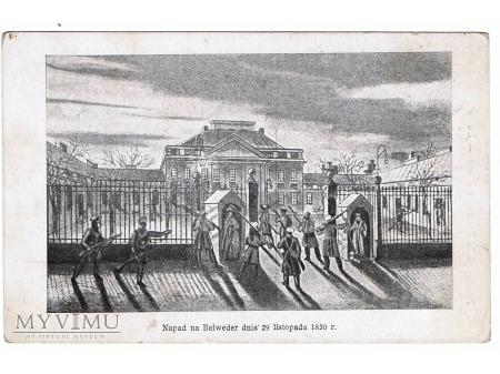 Duże zdjęcie Napad na Belweder dnia 29 listopada 1830r.