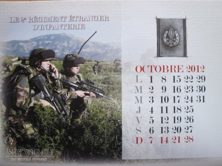 Kalendarz Kepi Blanc 2012