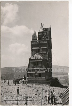 Karkonosze Śnieżka Schneekoppe Obserwatorium 1960