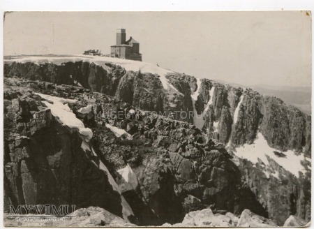 Duże zdjęcie Karkonosze Śnieżne Kotły Schneegrubenbaude 1963