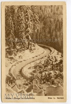 Duże zdjęcie Wisła - Droga na Kubalonkę - lata 50-te