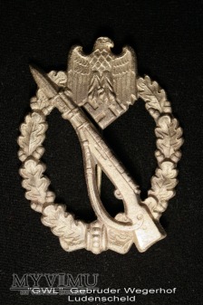 Odznaka szturmowa piechoty - srebrna.