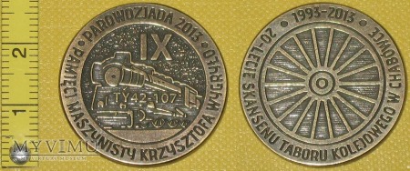 Medal kolejowy - usługowy Skansenu Tab. Chabówka