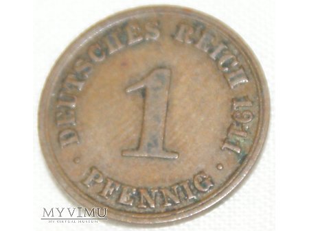 1 pfennig 1911 A