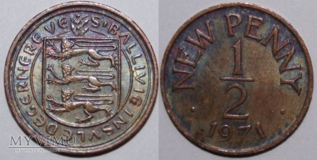 Guernsey, 1/2 New Penny 1971