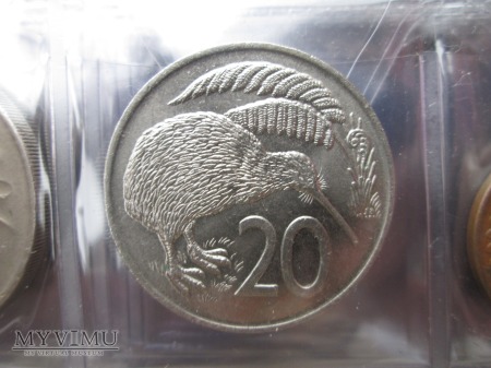 20 centów - Nowa Zelandia - 1975