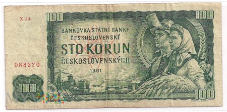 Czechosłowacja.4.Aw.100 korun.1961.P-91b