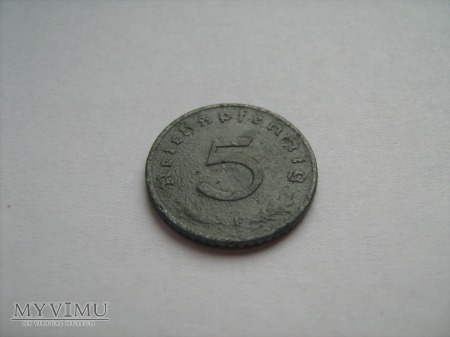 5 pfennigów 1940 F