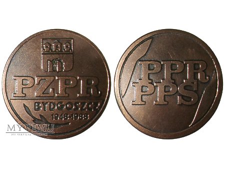 40-lecie PZPR Bydgoszcz medal 1988