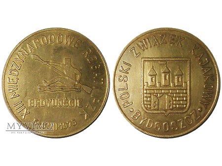 XIII Miedzynar. Regaty PZK Bydgoszcz medal 1975