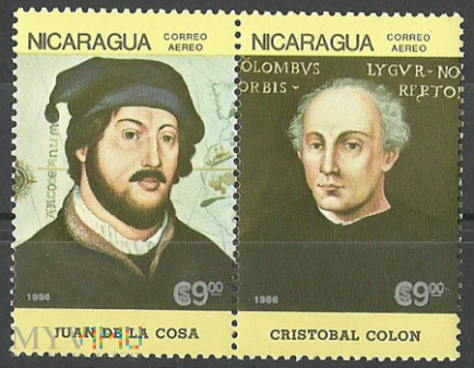Juan de la Cosa, Columbus