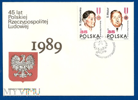 45 Lat Polski Rzeczypospolitej Ludowej-21.7.1989.c