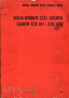 Zetor 3011 i Super- Katalog części zamiennych