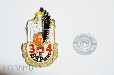 Odznaka pamiątkowa 34 BKPanc - złota, MOJA
