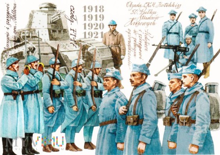 Duże zdjęcie Oficerowie i szeregowi armii gen. Hellera