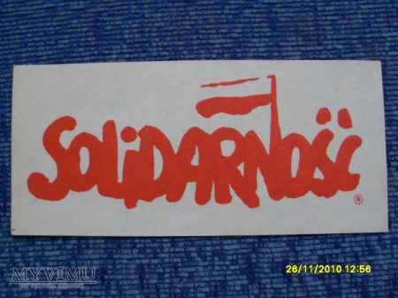 Duże zdjęcie Logo "Solidarność".