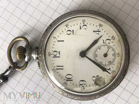 zegarek kieszonkowy srebro