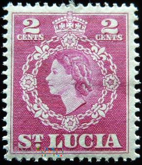 St. Lucia 2c Elżbieta II