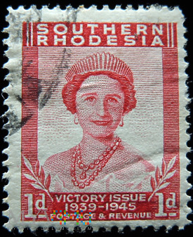 Rodezja Południowa 1d Królowa Elżbieta