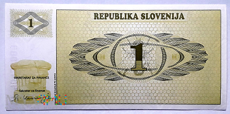 Słowenia 1 tolar 1990