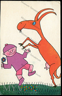 Ilustracja bajki (?) - 1972